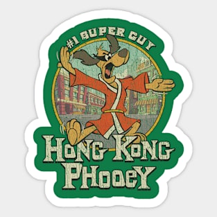 Hong Kong Phooey 1974 Sticker